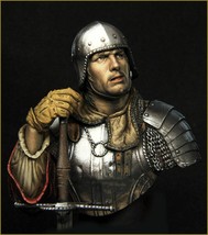 1/10 BUST Resin Model Kit European Medieval Knight Unpainted - £13.07 GBP