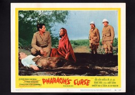 PHARAOH&#39;S CURSE LOBBY CARD #5-1956-HORROR FILM-11X14 - £26.70 GBP