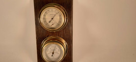 Vintage Barometer and Thermometer, Springfield, Working - £20.22 GBP