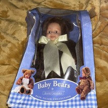 2005 ANNE GEDDES Baby Bears(From Book Down In Garden) Bean Filled Collection NIB - £13.89 GBP