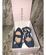 Taryn Rose Edina Denim Leather Ballet Flats Size 6 medium New In Box - $3,375.04 MXN
