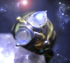 Haunted ring ANGELIC DJINN MALE DJINN VESSEL MAGICK Genie MOONSTONE Cassia4 image 2