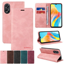 For OPPO A78 A98 A16 A15 A54 A74 Magnetic Leather Wallet Flip Case Cover - £36.66 GBP