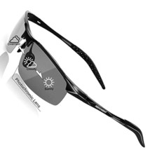Hd Polarized Sport Photochromic Sunglasses For Men Uv Protection Uv400 F... - £35.38 GBP