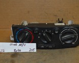 00-05 Mazda MPV Temperature AC Climate Control 205-22 bx20 - $14.99