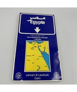 Ancient Egypt Travel Tour Book Lehnert Landrock Guide Foldout Tombs Maps... - $22.44