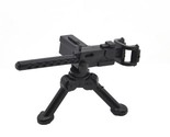 Building Toy 50 Cal Machine Gun on tripod Weapon military Gun Army War M... - $4.50