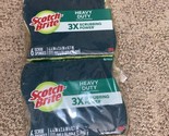 Scotch Brite 3M Heavy Duty Scrub Sponges 6 Pack Lot Of 2 12 Total Sponge... - $11.93