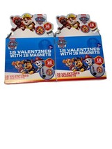 Paw Patrol Valentines with Magnets (Lot Of 2, 32 total, New in Box) - £4.90 GBP