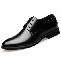 Heighten Taller 6 CM Men Dress Shoes Formal Increased Big Size Man Party Shoes M - £68.70 GBP