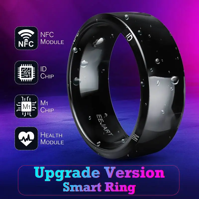 Valentine&#39;s Day Multifunctional Women&#39;s Smart NFC Ring Male Ring Fashion Health - $39.24