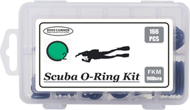 166 Pieces Scuba O-Ring Kit Scuba Diving Rubber Orings - £21.33 GBP