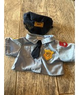 Build A Bear Police Uniform BABW Outfit Clothing 2 pc Shirt Cap Stuffed ... - $357.29 MXN