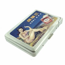 Novelty Chinese Cigarette Ad Cigarette Case w/Built in Lighter Metal Wallet - $368.51 MXN