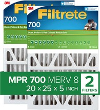 Filtrete 20X25X5 Furnace Air Filter, Merv 8 Mpr 700, Dust,, Pack, Fits L... - £53.55 GBP