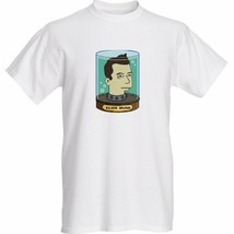 ELON MUSK Head in Jar futurama style basic white T-shirt S M L HELLA FUNNY - £16.02 GBP