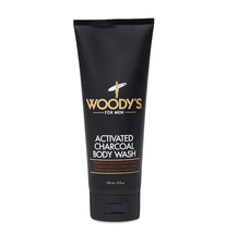Woodys Activated Charcoal Body Wash, 8 Oz. 