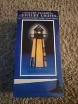 Century Classics Light Illuminated Stained Glass Lighthouse Charlotte Genesee NY - £16.77 GBP