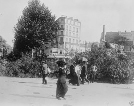 Street barricade at Porte Maillot Paris France 1914 World War I WWI 8x10... - £6.96 GBP