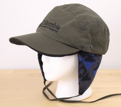 Vtg Columbia Hat Size M w/ Fleece Liner Ear Flaps Trapper Southwest Style 90s - £23.38 GBP