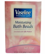Vaseline Intensive Care Moisturizing Bath Beads w Silk Protein Soft Peta... - $38.25 CAD
