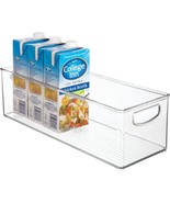Interdesign Idesign Recycled Plastic Stackable Storage Bin With Handles ... - $38.92