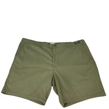 Mutual Weave Olive Chino Board Shorts 8&quot; Inseam Mens Size 52 Cotton Blend - $23.03