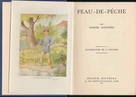 1935 Peau de Peche Gabriel Mauriere Kids Illustrated Book - £78.88 GBP