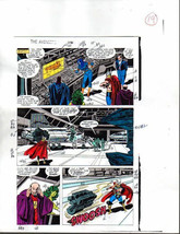 Original 1988 Avengers 296 She-Hulk Thor color guide art page 19, Marvel Comics - £38.91 GBP