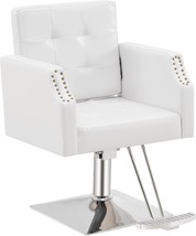 Barberpub Classic Salon Chair For Hair Stylist,Hydraulic Barber Styling,... - $252.98