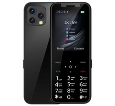SERVO X4 Mtk6261d Russia Key Quad Sim Cards Torch 2g Mini Mobile Phone Black - $59.99