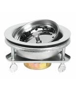 3 1/2&quot;Sink Drain Assembly ez-lock Stainless Steel w Strainer Basket GLAC... - $51.59 CAD