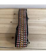 Vintage 35mm Multi Color Camera Strap 2&quot; x 31” Colorful In excellent Con... - $357.71 MXN