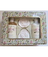 Crabtree &amp; Evelyn SUMMER HILL 4pc Set Lotion Shower Gel Soaps Holiday Ti... - $54.32 CAD