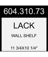IKEA LACK Wall Shelf White Stained Oak Effect  11 3/4x10 1/4&quot; 604.310.73 - $408.47 MXN