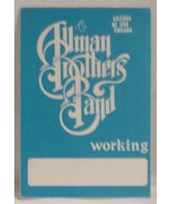 ALLMAN BROTHERS - GREGG - VINTAGE ORIGINAL CLOTH CONCERT TOUR BACKSTAGE ... - $10.00