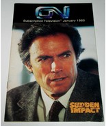 ON Subscription Television Program Guide 1985 Clint Eastwood Prince Scar... - $34.99