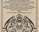Toad Blessing Poster - $19.16