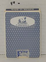 Vintage Big "M" Casino Deck of Playing Cards Fort Myers Beach Florida blue - $24.70