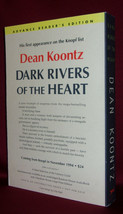 Dean Koontz Dark Rivers Of The Heart First Edition 1994 Advance Reader&#39;s Edition - £14.33 GBP