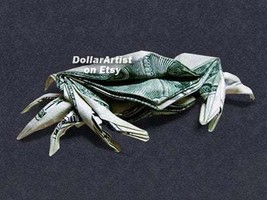 TINY CRAB Money Origami Dollar Bill Cash Animal Sculptors Bank Note Hand... - £39.30 GBP