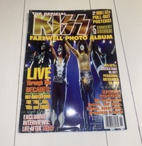 Metal Edge Magazine Official KISS Farewell Photo Album Posters Vtg Winter 2000 - £19.94 GBP