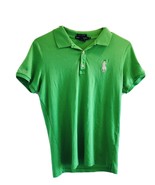 Ralph Lauren Tailored Golf Fit Polo Women Sz L Lime Green Thailand Silve... - £16.44 GBP