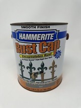 Hammerite Rust Cap Smooth Finish GRAY Paint HTF ONE GALLON 46245 - £115.92 GBP