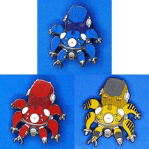 Ghost in the Shell Blue Red Yellow Tachikoma 2&quot; Enamel Pin Figure Set of 3 - £51.94 GBP