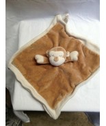 Miyim Simply Organic Tan Brown Monkey Chimp Security Lovely Blanket Blankie - £7.87 GBP