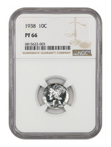 1938 10C NGC PR66 - £342.02 GBP