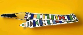 Tribal African Ndebele 44&quot;x 4&quot; Handmade Colorful Beadwork Panel - $643.50