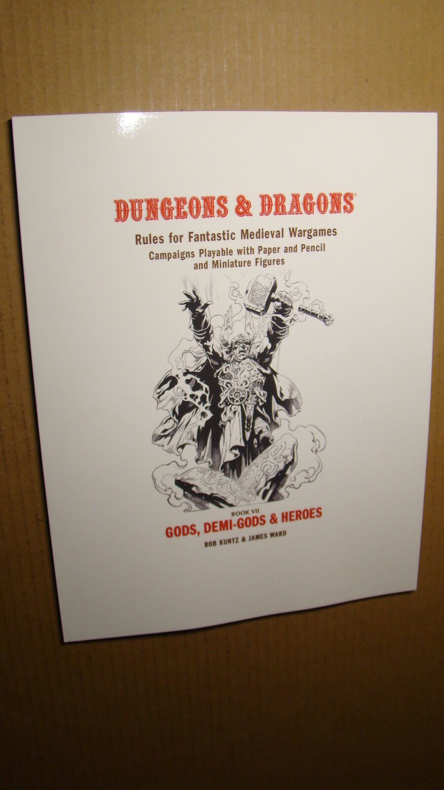 DUNGEONS DRAGONS - GODS, DEMI-GODS & HEROES BOOK VII *NEW* MONSTERS GYGAX - £17.96 GBP