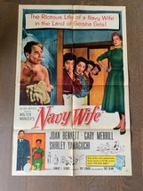 Navy Wife 1949, Comedy/Romance Original Vintage One Sheet Movie Poster  - $49.49